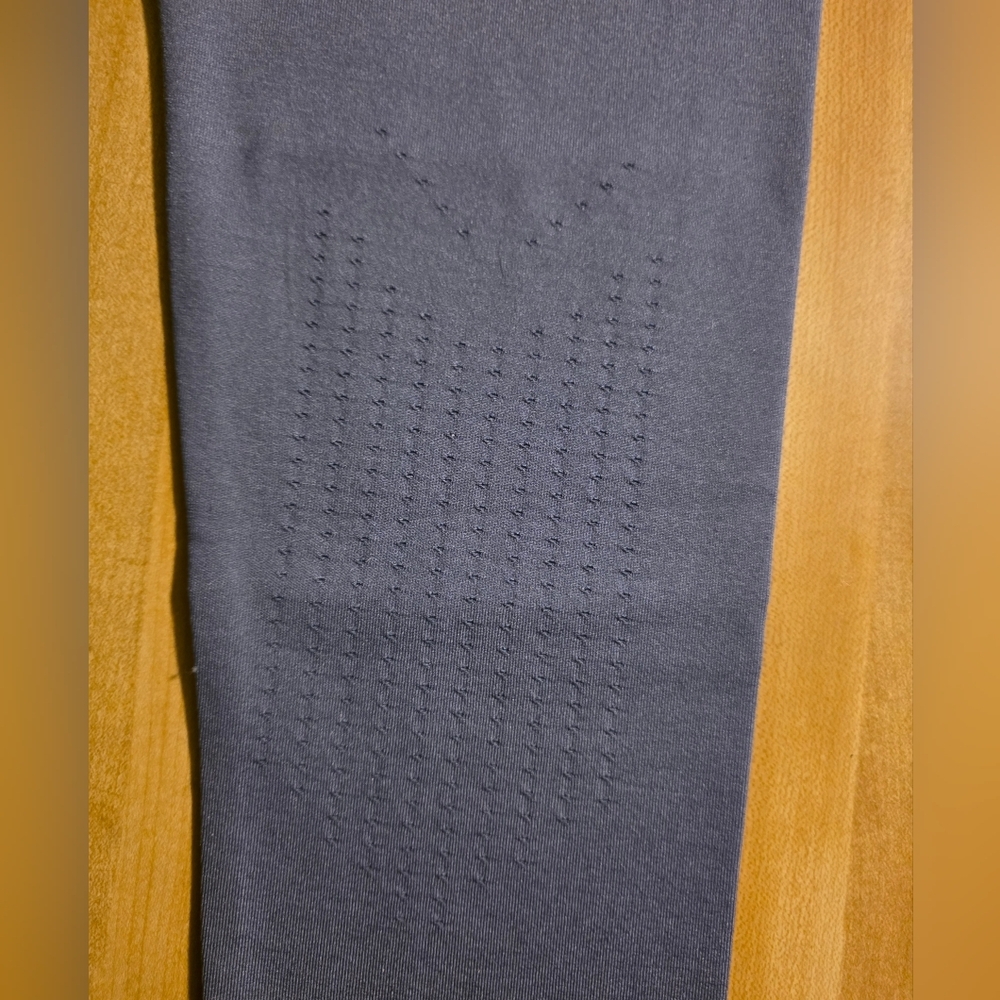 Gymshark Gray Blue Yoga Pants Large (YLEG7) - Picture 5 of 9